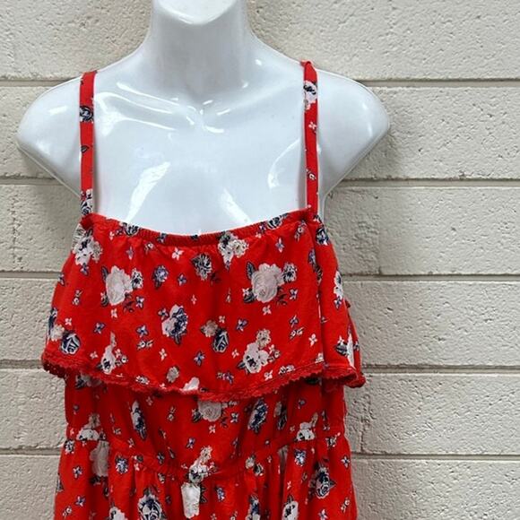 Torrid Orange Floral Baby Doll Tank size 2 - Picture 8 of 8